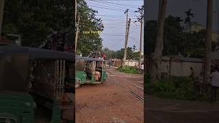 Busy Railway Crossing, Overload Train Ped.