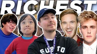 Top 10 Richest YouTubers OF ALL TIME!