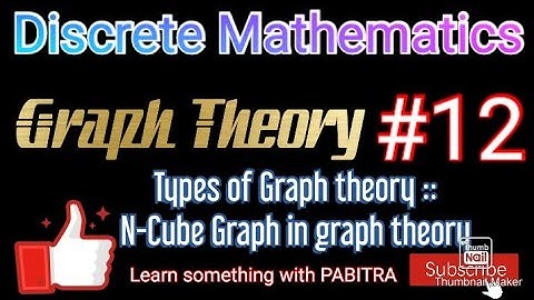 Graph Theory ll Types Of Graph ll N-Cube Graph ll Learn Something With PABITRA👍👍 #graph#graphtheory