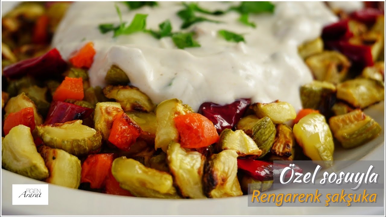 Kızartma Yok! özel sosuyla Rengarenk şakşuka/yemek tarifleri/Figen Ararat