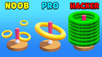 NOOB vs PRO vs HACKER - Lucky Toss 3D