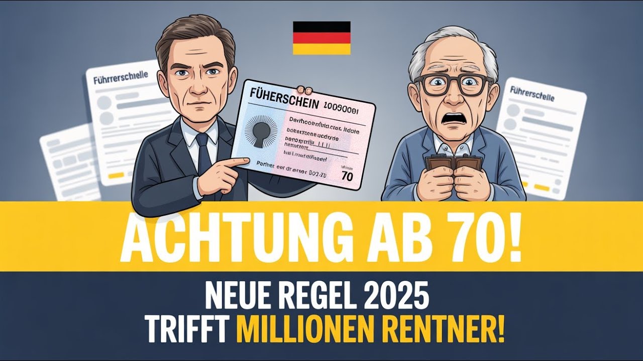 Achtung ab 70! Neue Führerschein-Regel 2025 trifft Millionen Rentner – was Sie jetzt wissen müssen!