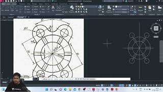 AutoCAD 2D Practice Drawing Exercise 6 for Beginners | Autocad 2023 | Study Material |