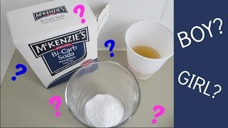 BAKING SODA GENDER PREDICTION TEST - Boy or Girl?!