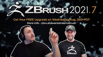 ZBrush 2021.7 Special Event Stream - New Version Available Now!!