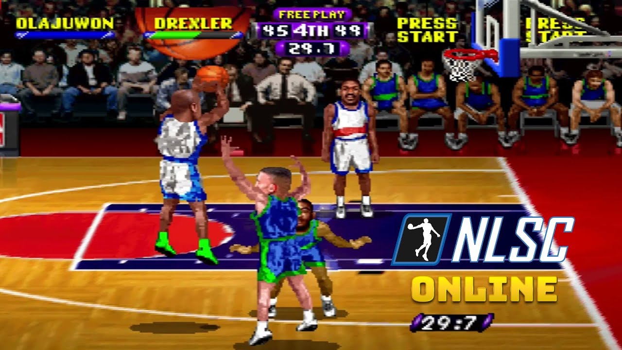 NBA Hangtime (PS1) - Rockets vs