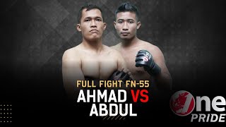 Ahmad Al Abror VS M Abdul Galep | Full Fight One Pride MMA FN 55