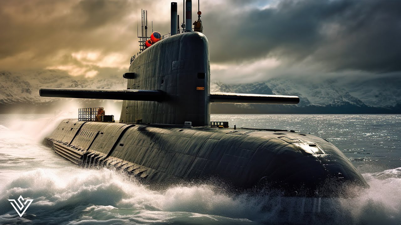 Military submarine 4K wallpaper download