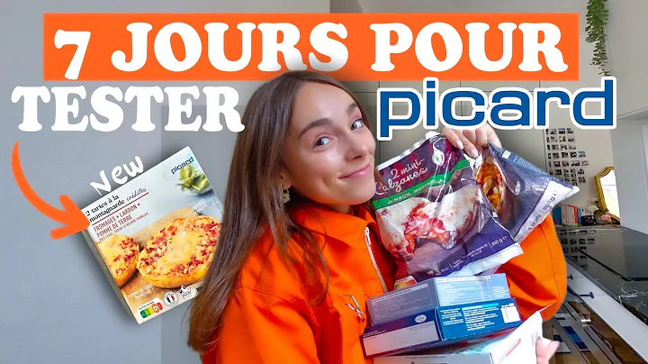7 JOURS POUR : MANGER PAS CHER CHEZ PICARD ! (plat...
