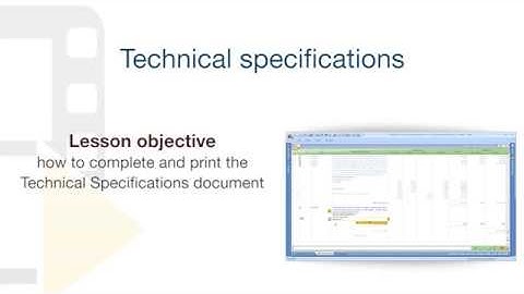 PriMus Tutorial - Technical specifications - ACCA software