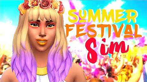 SUMMER FESTIVAL SIM - Sims 4 | Create a Sim