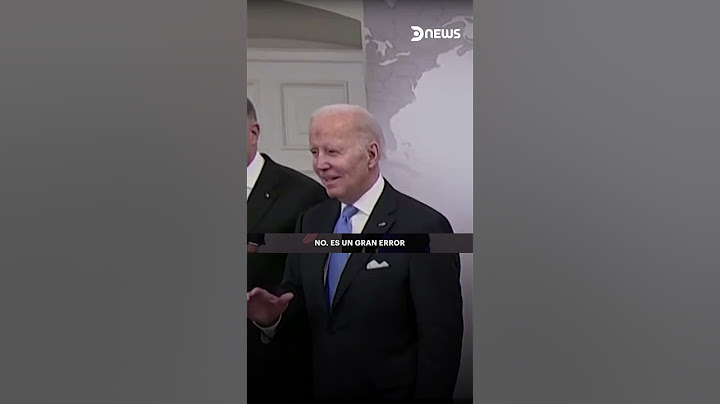🗣️ "GRAVE ERROR" - Biden sobre Putín