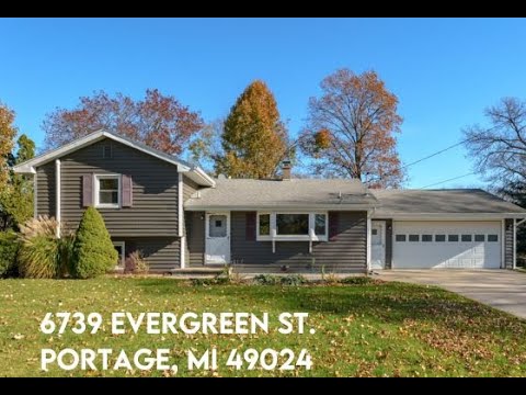 6739 Evergreen St, Portage, MI home video tour