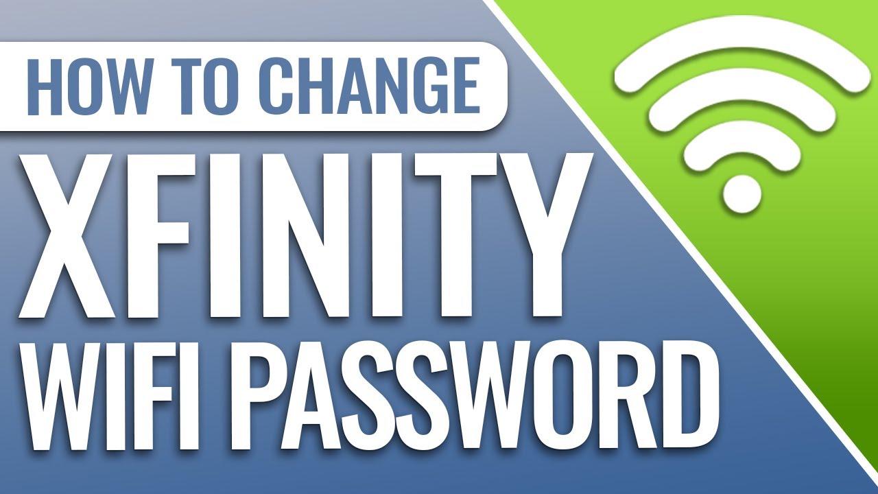 How To Change Xfinity WIFI Password YouTube
