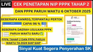 PROGRES PENETAPAN NIPPPK TAHAP 2 DAN PPPK PARUH WAKTU,SERTA ADA TAMBAHAN USULAN PPPK PARUH WAKTU 🔥