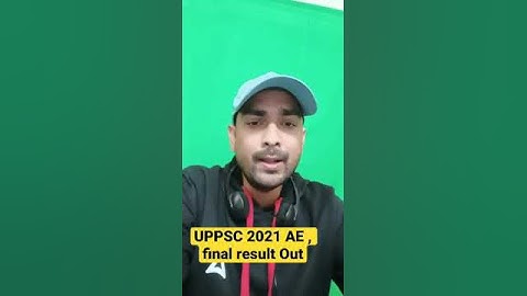 UPPSC 2021 AE , final result Out #shorts #shortvideo #uppscae #uppscaeresult #viralvideo