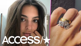 Emily Ratajkowski Shows Off Her Engagement Ring – Months After Getting Married! | Access