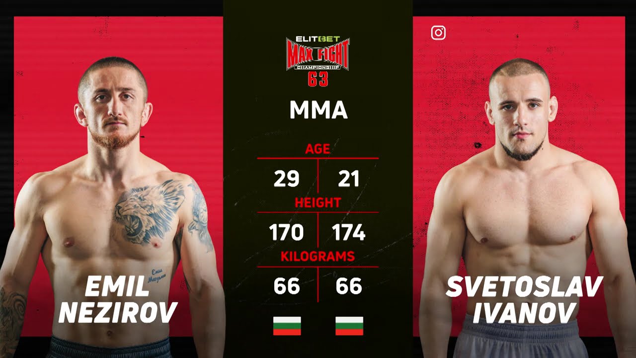 Emil Nezirov  VS Svetoslav Ivanov | MAX FIGHT 63