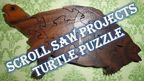 Scroll Saw Projects - Turtle Puzzle
