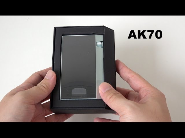 Astell & Kern AK70 Lossless Music Player Unboxing