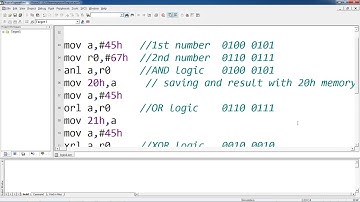 Assembly language - Logical operations between two 8-bit numbers