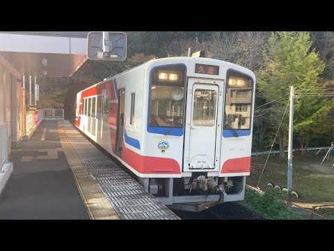 三陸鉄道(普通)車窓 新田老→岩泉小本・田野畑/ リアス線 新田老812発(久慈行)