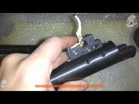 Hatsan AT44 .177 Одиночная съемка с частичной разборкой и безопасностью