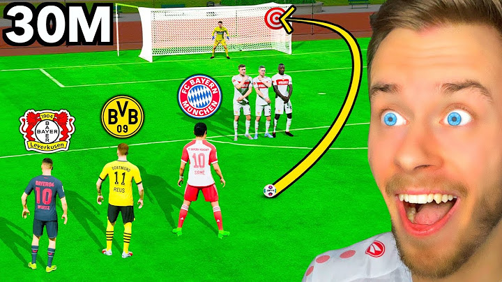 Ich habe 1 FREISTOßTOR mit jedem BUNDESLIGA Team geschossen! 🤩⚽️
