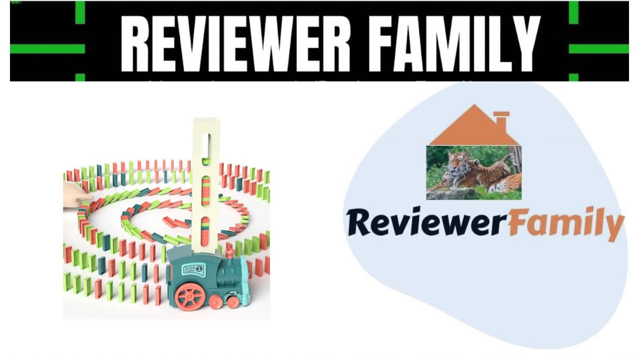 Domino Train Toy Kids Games: Automatic Dominoes Building Set Rally