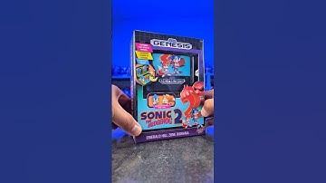 Sonic the Hedgehog 2 Sega Genesis Diorama videogame cartridge van Console Heroes #sonicthehedgehog2