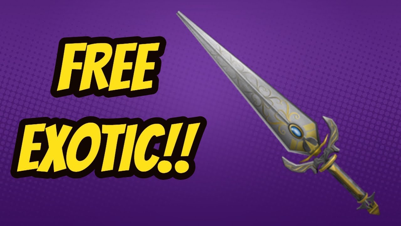 You Can Get A Free Exotic Roblox Assassin Youtube