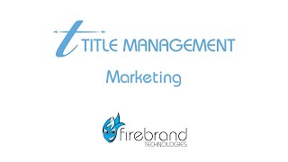 Marketing | Title Management