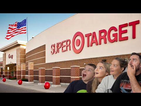 New Zealand Family Go to Target For The First Time!