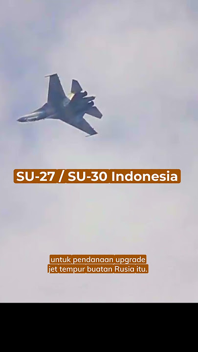 SU-27 / SU-30 Sukhoi Indonesia: Program Upgrade & Overhaul