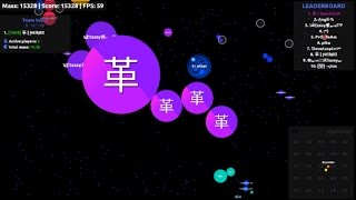 Agar.io - Win / Fail Compilation #2 , Insane DoubleSplits , Huge Popsplits Etc...