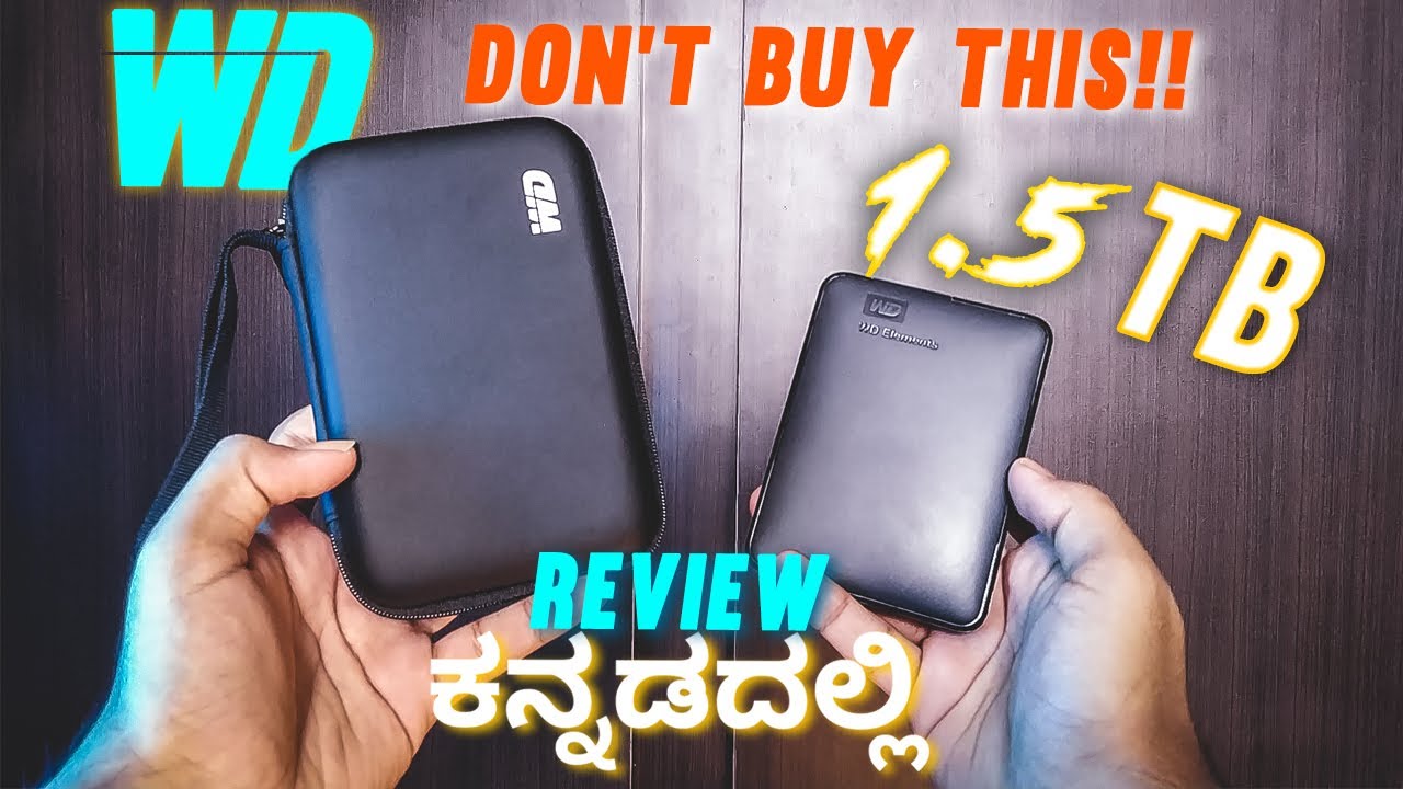 WD External Hard Disk Review in Kannada | Watch this before you Buy | Tech Magaa
