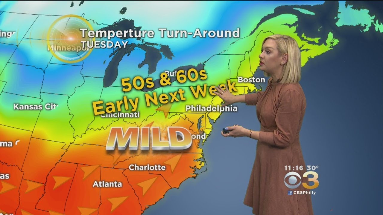 Saturday Evening Forecast: Big Warm-Up On The Way - YouTube