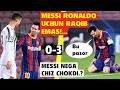 MESSI RONALDODA RAQIBLIK QILA OLMAYDI, MESSI NEGA TIZ CHOKDI?