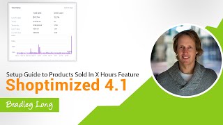 Setup Guide to Products Sold In X Hours Feature, Shoptimized 4.1