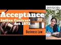 Indian Contract Act 1872 | Acceptance | Business Law | Malayalam class