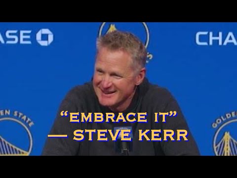 KERR on Chris Paul: “6 starters…embrace it”; on contract extension: “fully expect to be here”;Garuba