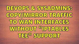 DevOps & SysAdmins: Copy/Mirror traffic to WAN interfaces without "iptables tee" support