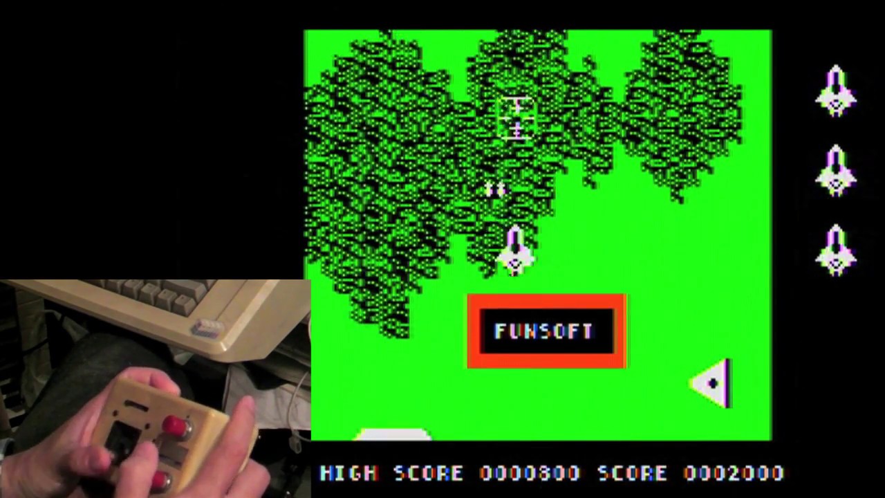 レトロゲーム8／フラック：Flak (1984, Apple II game) - YouTube