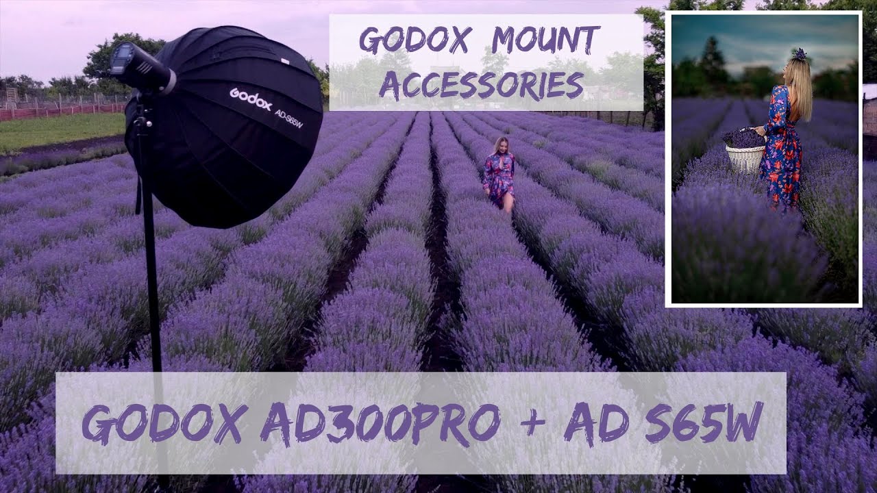 BTS Godox A300PRO with AD S65W softbox Godox mount accessories 