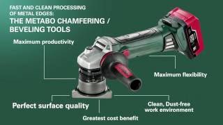 The Metabo Chamfering / Beveling Tools (US version)