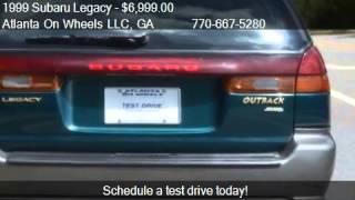 1999 Subaru Legacy Outback Limited 30th Anniversary AWD 4dr 1999 Subaru Legacy Outback Limited Specs