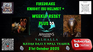 REDAS DAILY OPAL TEASER & WEEKLY RESET 21/10/25 ACV