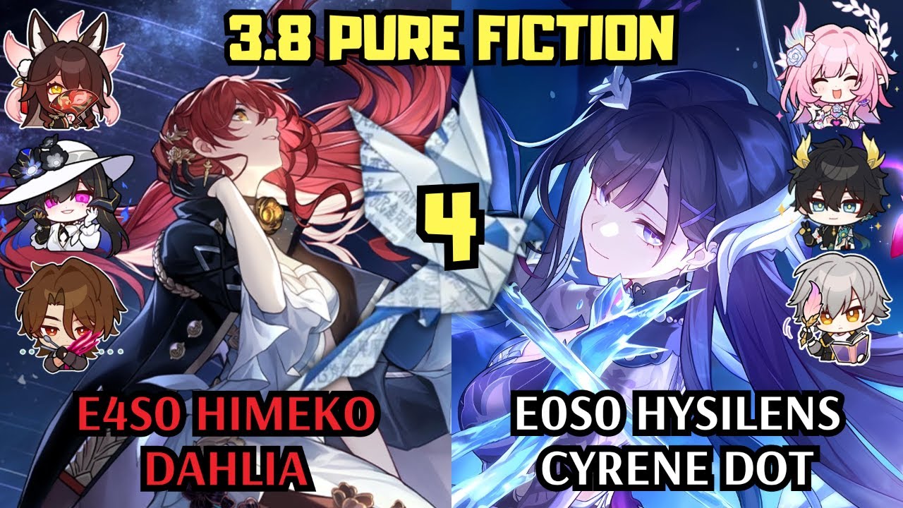 E4 Химеко Далия Супербрейк и E0 Гисиленс Сирена ДоТ | 3.8 Чистая выдумка 4 | Honkai Star Rail