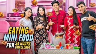 ২৪ ঘণ্টা ছোট খাবার খেয়ে টিকে থাকার  প্রতিযোগিতা | Eating Mini Food For 24 Hours Challenge | Rakib screenshot 4