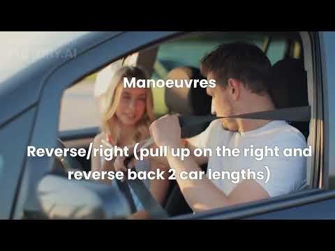 Manoeuvres: Pull up on the right and reverse back two car length